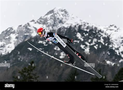 Planica Slovenia St Mar Manuel Fettner Of Austria In Action