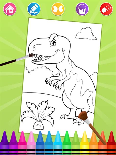 Android 용 Dino Coloring Pages 다운로드