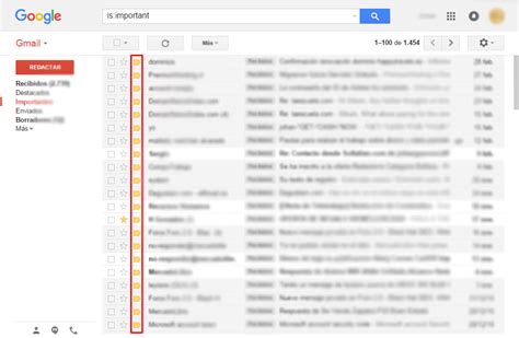 Gmail Ver Bandeja De Mensajes Importantes Curso De Correo Electr Nico