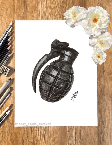 Grenade Drawings