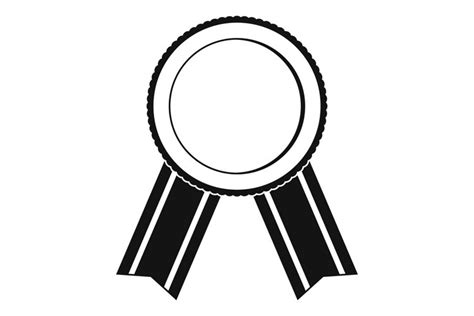 Award Ribbon Icon Vector Simple 1386233