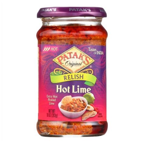 Patak S Hot Lime Pickle And Relish Spicy Oz Frys Food Stores