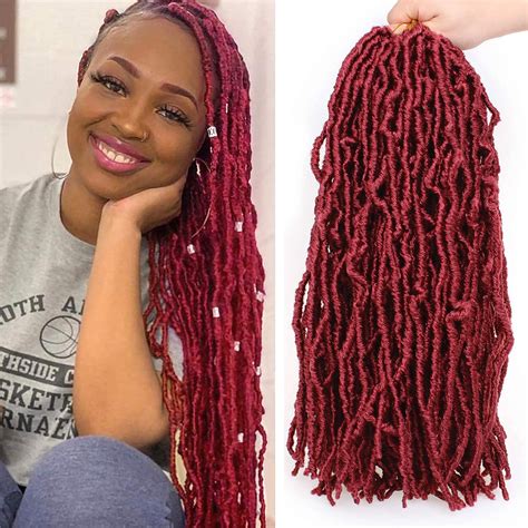 Buy Leeven 18 Inch 6 Packs Synthetic New Soft Locs Crochet Hair 126