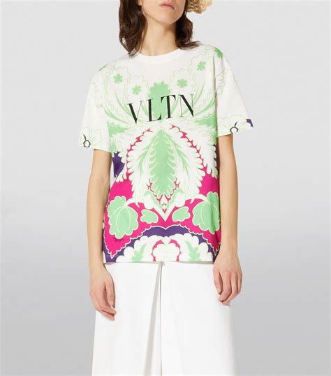 Valentino Garavani Arazzo Print VLTN T Shirt Harrods US