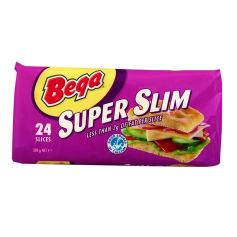 Bega Super Slim Slice Cheese 500g Maza