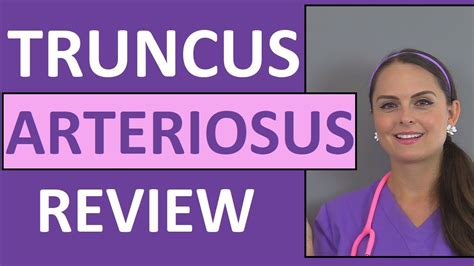 Truncus Arteriosus Symptoms Causes Pediatric Nursing Nclex Review