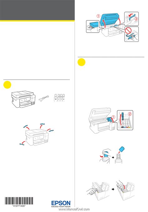 Epson ET-3760 | Start Here - Installation Guide