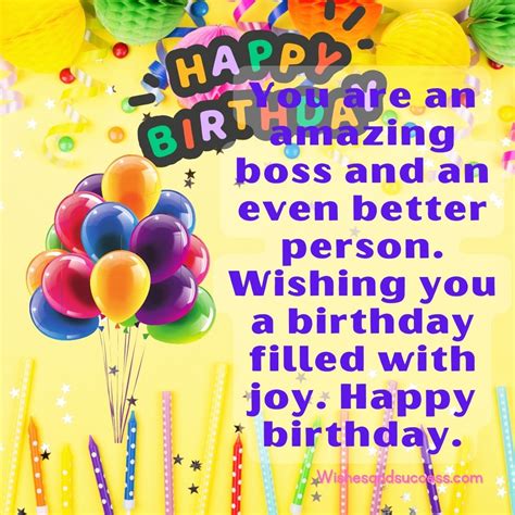 50+ Birthday Wishes for Boss - Heartfelt & Inspiring Messages