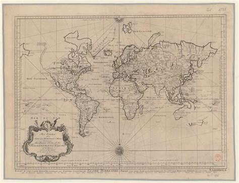 Essay d une carte réduite contenant les parties connues du globe