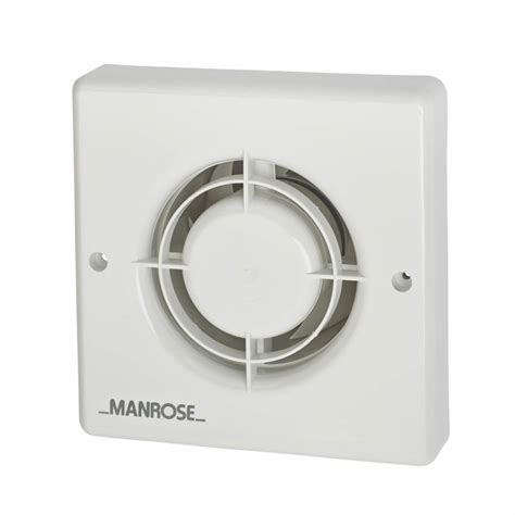 Manrose Xf T Axial Extractor Fan With Timer Mm White