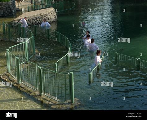 Baptism in the River Jordan Stock Photo - Alamy