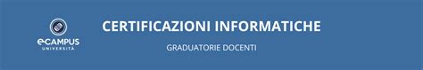 Certificazioni Informatiche Punti Docenti Polo Ecampus