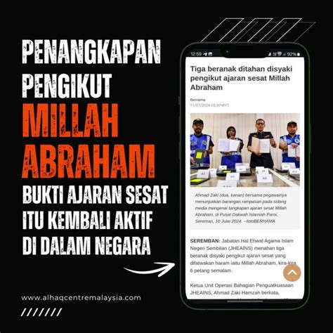 Penangkapan Pengikut Millah Abraham Bukti Ajaran Sesat Itu Kembali