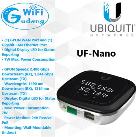 Jual Ubiquiti Uf Nano Ufiber Nano G Gigabit Gpon Optical Network Unit