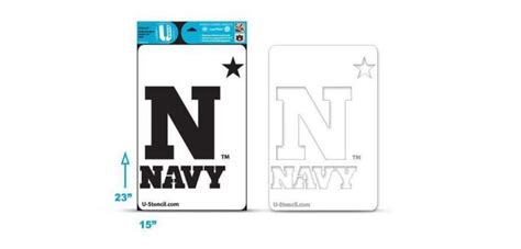 Navy N Stencil Multi Purpose Nvyoos 501 U Stencil A Stencil