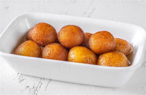 Gulab jamun dessert 47548932 Stock Photo at Vecteezy