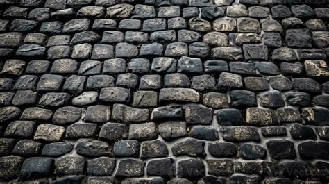 A textured cobblestone wall. Generative AI 24161599 Stock Photo at Vecteezy