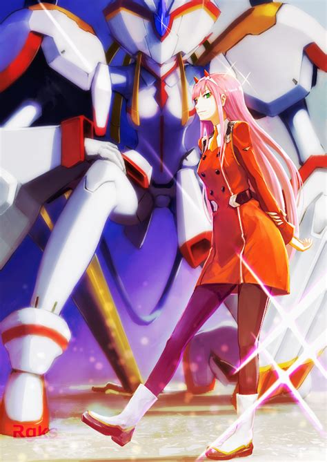 Strelizia And Zero Two Darling In The Franxx Zero Two Character Design