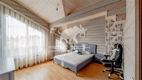 Перегородка из имитации бруса - 36 фото