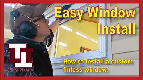 Easy Finless Or Flangeless Window Install YouTube