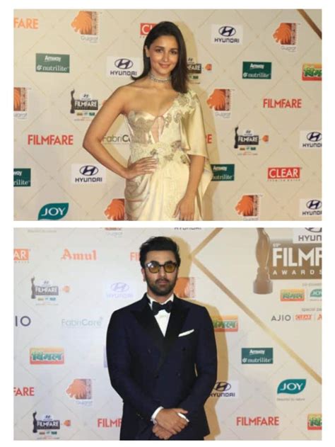 Th Filmfare Awards Alia Bhatt To Ranbir Kapoor Red Carpet Looks