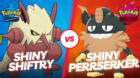 Live Double Shiny Hunting Shiftry Perrserker Who Shines First