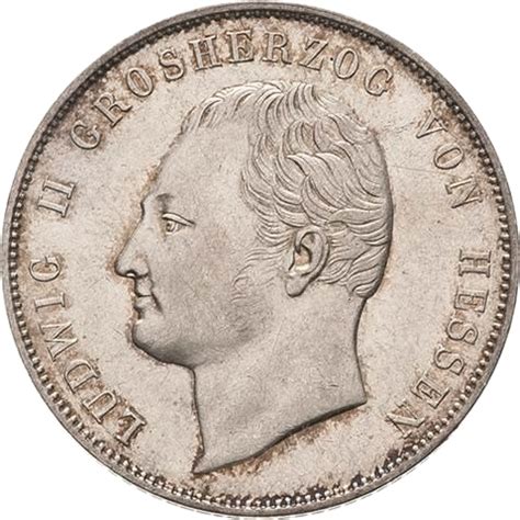 1 Gulden Louis II Hesse Darmstadt Numista