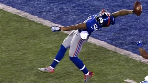 NFL New York Giants Odell Beckham Jr S Stunning Catch BBC Sport