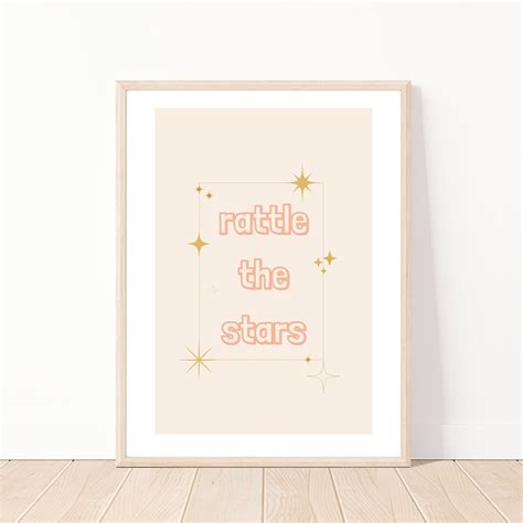 Throne Of Glass Rattle The Stars Digital Art Download Sarah J Maas Inspired Tog Print Bookish