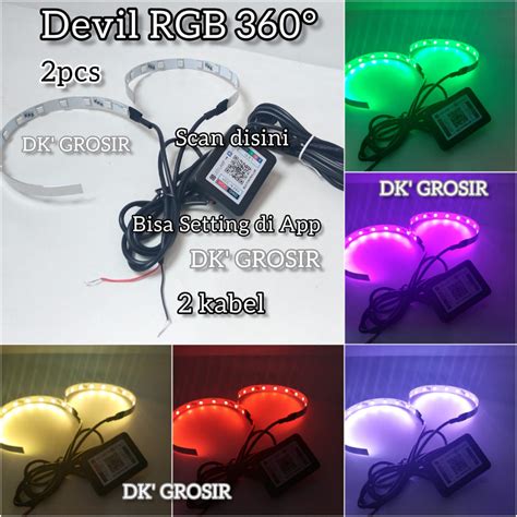 Jual Demon Devil Eyes Matrix Rgb Original Banyak Mode Bisa Setting Di