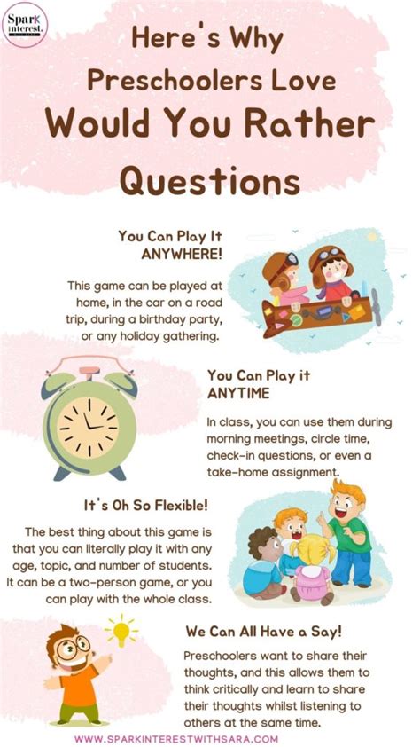 3 Reasons Why Preschoolers Love Would You Rather Questions Spark