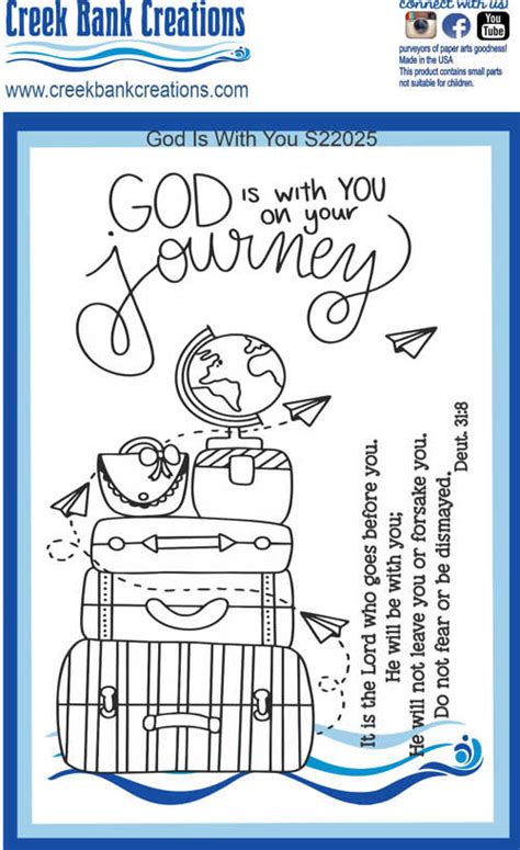 CBC God Is With You 4 X 6 Stamp God Is With You S22025 CBC God Is