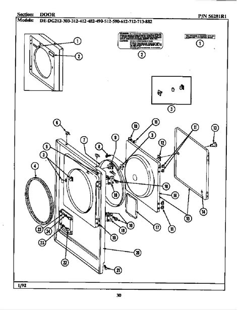 Maytag Lde312 Replacement Parts Oem