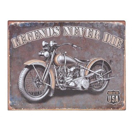 Metalowe Tabliczki Belldeco Legends Westerns Motorcycle Vehicles