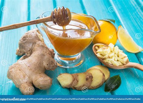 Honey Lemon And Ginger Stock Photo Image Of Cooking 84607866