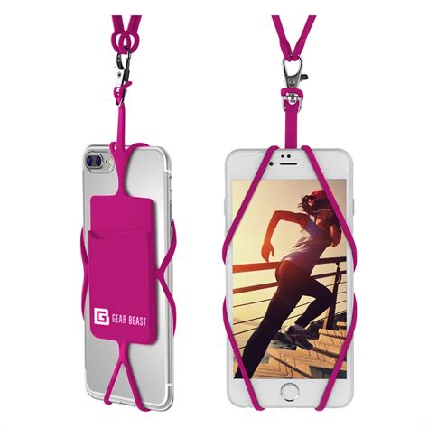 Cell Phone Lanyard Gear Beast Universal Smartphone Holder Necklace And