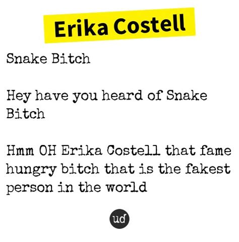 Urban Dictionary On Twitter Erika Costell Snake Bitch