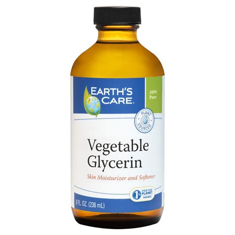 Earth S Care Vegetable Glycerin 8 Fl Oz