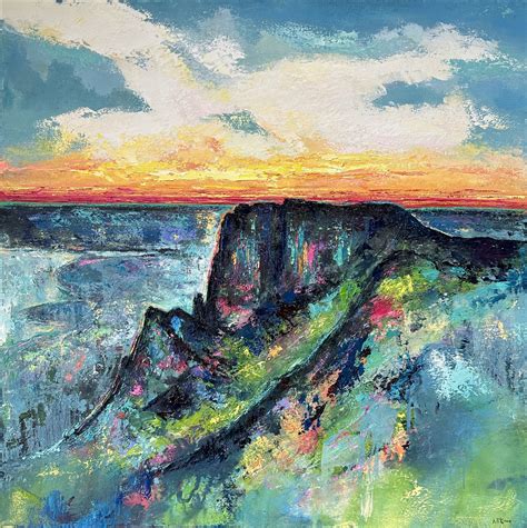 Sunrise Over Cavehill Belfast Anna Mckeever Artist