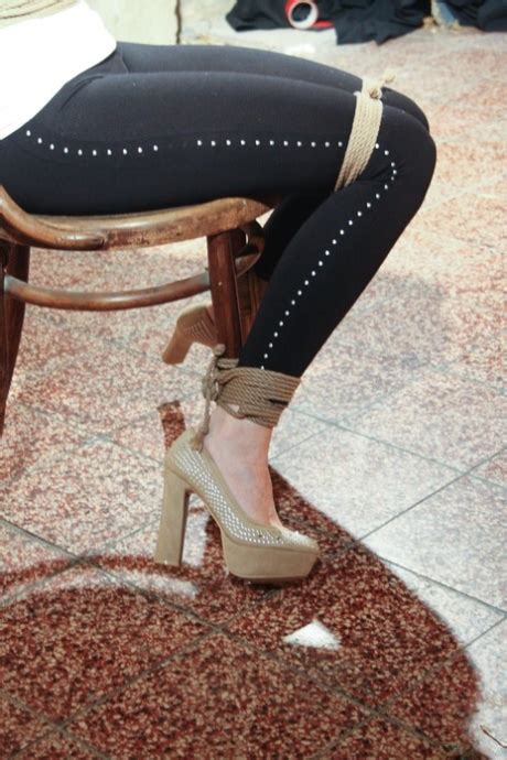 Blonde Babe Victoria Gets Her Big Tits Groped While Tied To A Chair Coedcherry