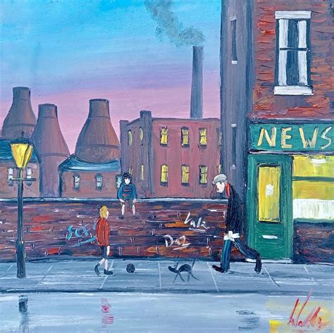 A Potteries Scene Painting By Scott Walker Fine Art America