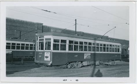 Philadelphia Transit Ptc 8465 Streetcar Trolley 1955 Vintage Photo Pa