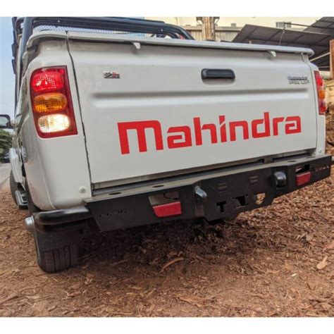 Rear Bumper With Tow Bar And Fender Protection Mahindra Scorpio Geta Prad Shop