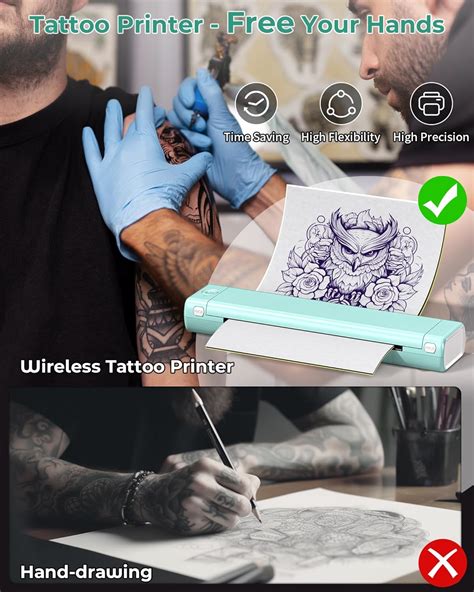 Impresora T Rmica Port Til Bluetooth Para Tatuajes Impresora Compacta