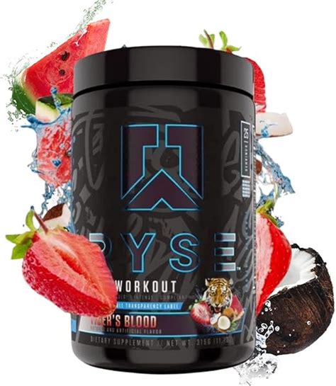 Amazon Ryse Project Blackout Pre Workout Pump Energy And