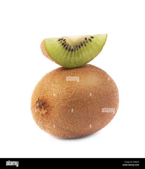 Sliced And Cut Kiwifruit Composition Stock Photo Alamy