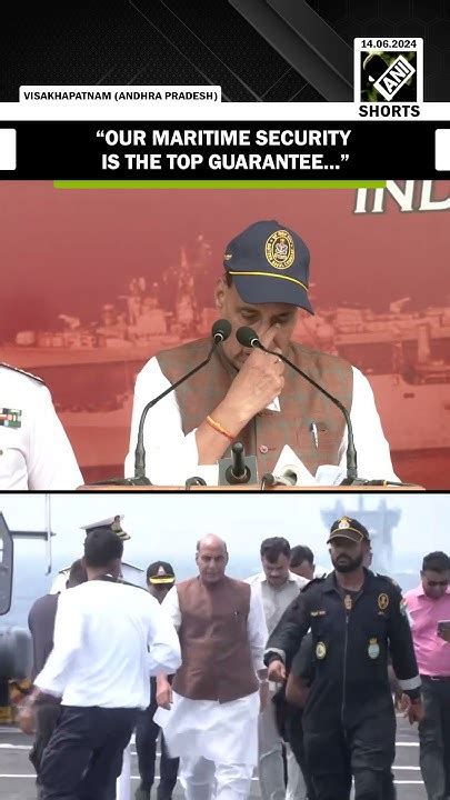 Maritime Security Is The Top Guarantee Of The Sovereignty Of India Rajnath Singh Youtube