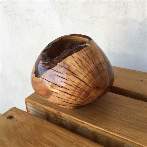 Hand Made Wood Turned Mesquite Bowl By Ruben Gutierrez Airauctioneer