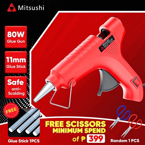 Mitsushi Glue Sticks 10 20 30 50 PCS Hot Melt Glue Stick 11 Mm For DIY Art Glue Gun Shopee