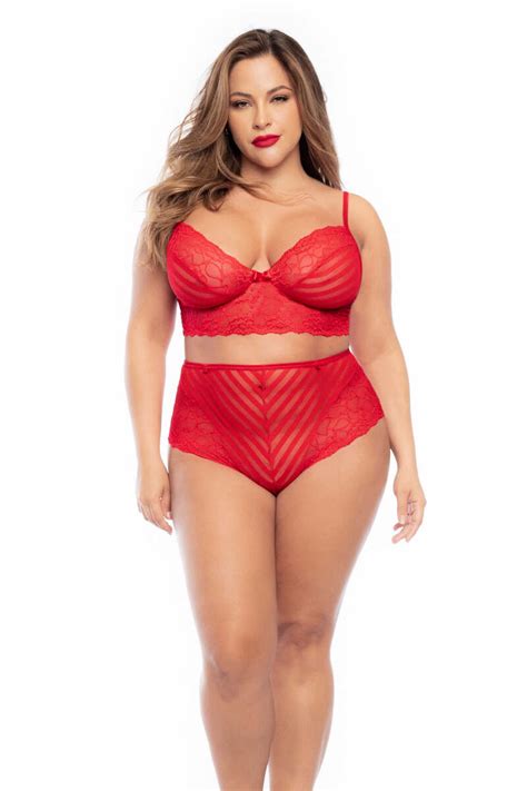 Plus Size Indulgence Lingerie Set Foxy Lingerie